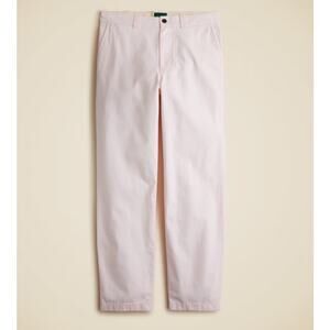 J.Crew Classic Canvas Trouser Pants Mens 30x30 Shell Pink Zip Fly Pockets Cotton